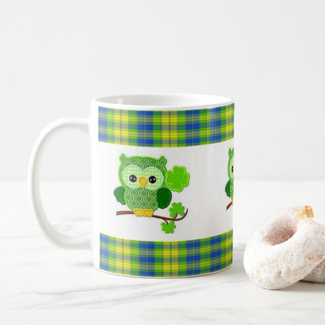 Taza De Café Mug del Día de San Patricio (Con donut)