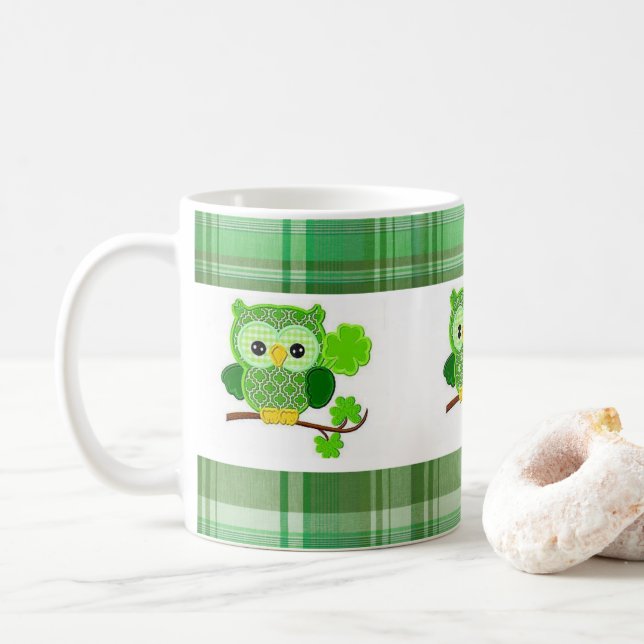 Taza De Café Mug del Día de San Patricio (Con donut)