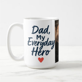 Taza De Café Mug del Día del Padre con foto del Personalizado -