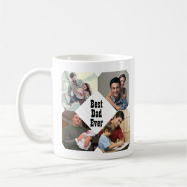 Taza De Café Mug del Día del Padre Personalizado - Nombre y oíd