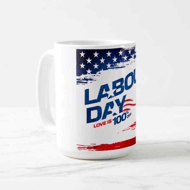 Taza De Café Mug del Día del Trabajo (Anverso izquierdo)