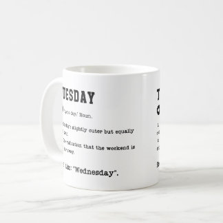 Taza De Café Mug del diccionario del martes gracioso - Adictos