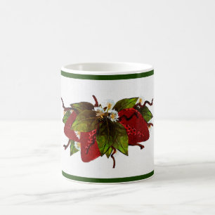 Taza De Café Mug del diseñador de parches de fresa