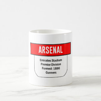 Taza De Café Mug. del equipo retro del Arsenal
