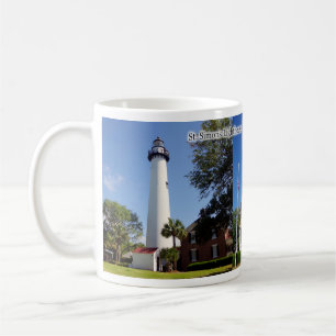 Taza De Café Mug del faro de St. Simons