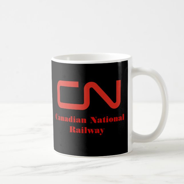 Taza De Café Mug del ferrocarril nacional canadiense (Derecha)
