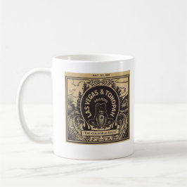 Taza De Café Mug del Ferrocarril Vintage de Las Vegas Goldfield