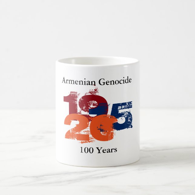 Taza De Café Mug del Genocidio Armenio (Centro)