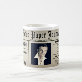TAZA DE CAFÉ MUG DEL HOMBRE DEL AÑO - PERIÓDICO - FOTO INSERTAR