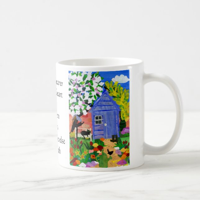 Taza De Café Mug del 'Jardín de primavera' (Derecha)