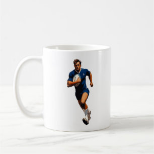 Taza De Café Mug del jugador de rugby