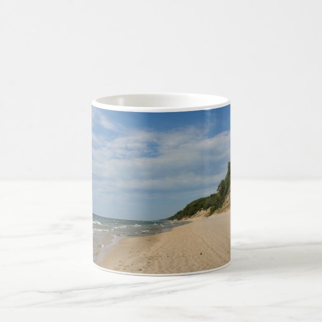 Taza De Café Mug del lago Michigan (Centro)