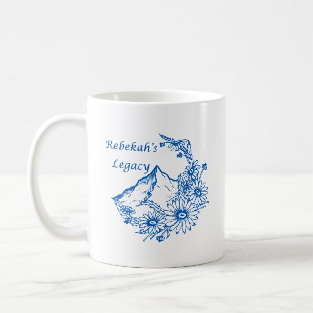 Taza De Café Mug del logo del legado de Rebekah (Izquierda)