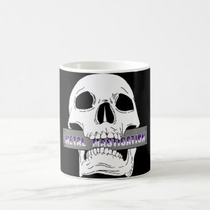 Taza De Café Mug. del logotipo de la masticación Metalizado ofi