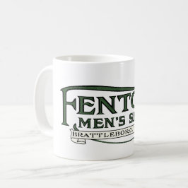 Taza De Café Mug del logotipo de la tienda de hombres de Fenton