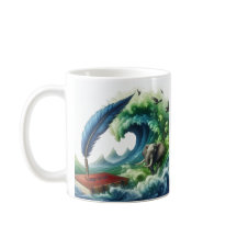 Mug del logotipo de los escritores delincuentes