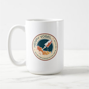 Taza De Café Mug. del logotipo del autor de ciencia ficción