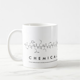 Taza De Café Mug del nombre del péptido de ChemicalEngineering