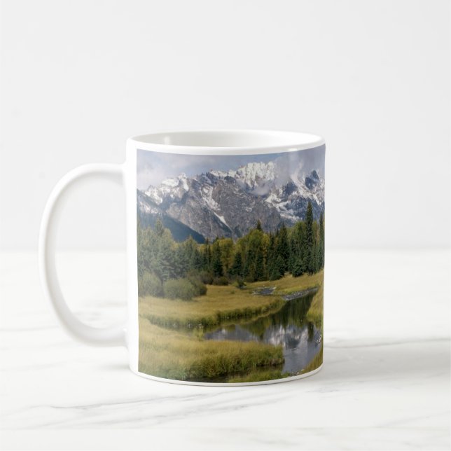 Taza De Café Mug del parque nacional del Gran Tetón (Izquierda)
