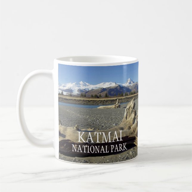 Taza De Café Mug del parque nacional Katmai (Izquierda)