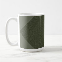 Mug del patrón de ruido moderno del color verde de