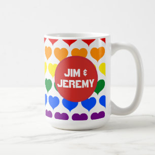 Taza De Café Mug del personalizado Gay Lover