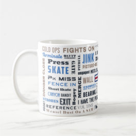 Taza De Café Mug del piloto de combate con conversación piloto