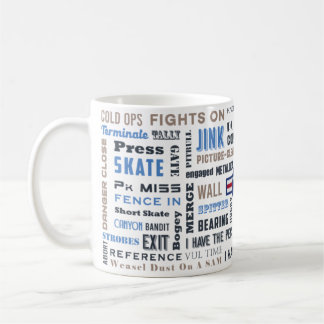 Taza De Café Mug del piloto de combate con conversación piloto 