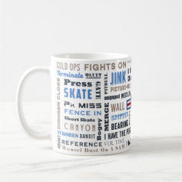 Taza De Café Mug del piloto de combate con Lingo (todas las ram