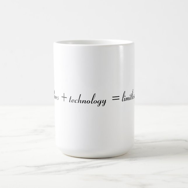 Taza De Café Mug del profesor inspirador (Centro)