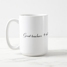 Taza De Café Mug del profesor inspirador
