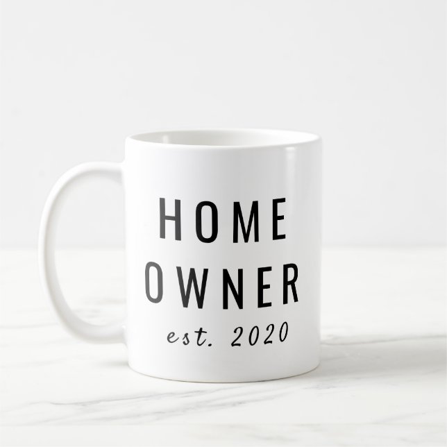 TAZA DE CAFÉ MUG DEL PROPIETARIO DEL HOGAR (Izquierda)