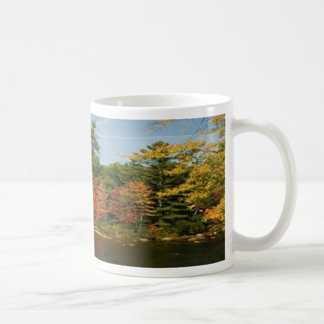 Taza De Café Mug del río Otoño (Derecha)