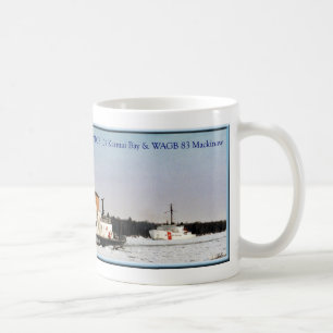 Taza De Café Mug del río St. Mary rompe el hielo