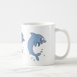 Taza De Café Mug. delfín bailando