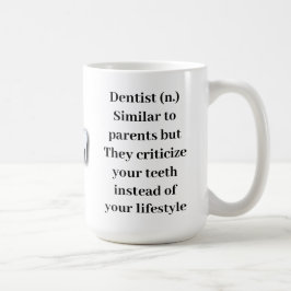 Taza De Café Mug Dentista Clásica