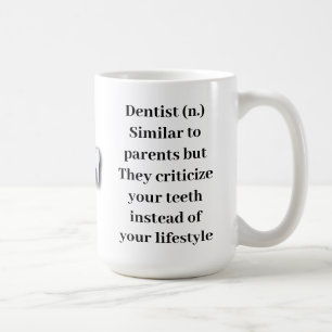 Taza De Café Mug Dentista Clásica