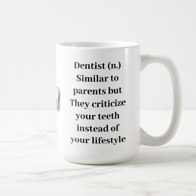 Taza De Café Mug Dentista Clásica (Derecha)