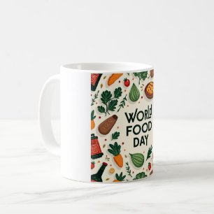 Taza De Café Mug "Día Mundial de la Alimentación" "Un día signi
