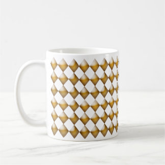 Taza De Café Mug - Diamantes Golden 3d