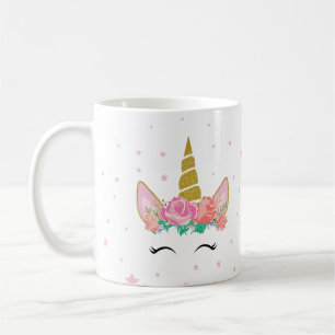 Taza De Café mug diseño unicornio lindo