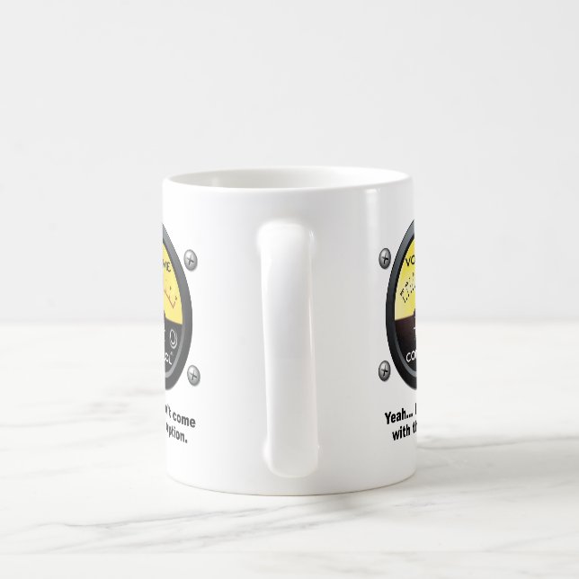 Taza De Café Mug divertida de control de volumen (Mango)