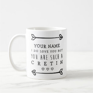 Taza De Café Mug divertida de San Valentín personalizado - Cret