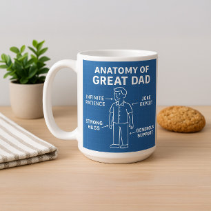 Taza De Café Mug divertida para papá - Idea de regalo del Día d