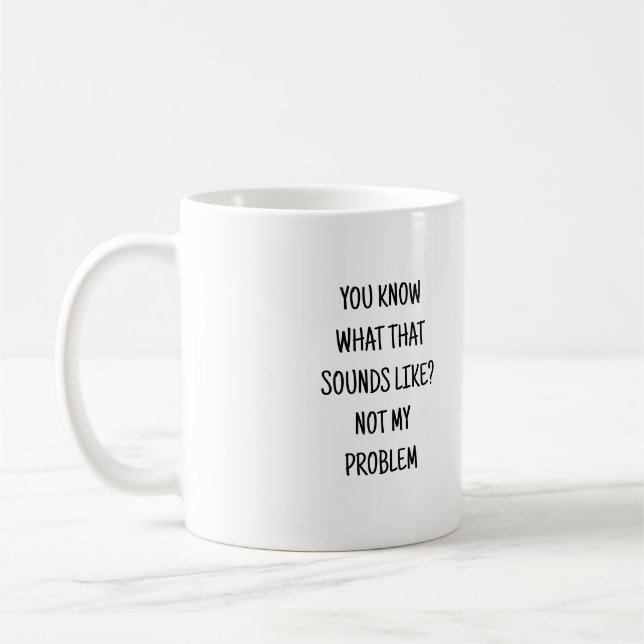 Taza De Café Mug divertida, regalos divertidos, café gracioso (Izquierda)