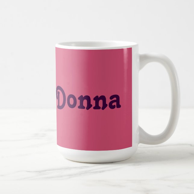 Taza De Café Mug Donna (Derecha)