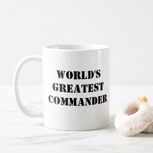 Taza De Café Mug "El mayor comandante del mundo"
