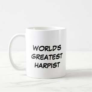Taza De Café Mug "El mayor harpista del mundo"
