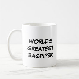 Taza De Café Mug "El mejor Bagpiper del mundo"