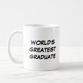 Taza De Café Mug "El mejor graduado del mundo"